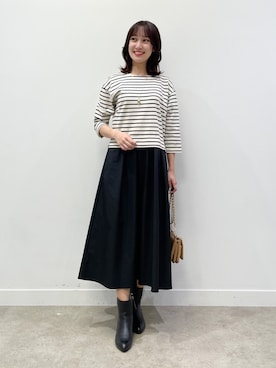 「Reflect（リフレクト）のアイテム（アクセサリー）」を使った、yukariさん（レディース・157cm）の秋コーディネート