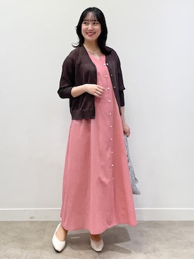 「Reflect（リフレクト）のアイテム（ワンピース/ドレス）」を使った、yukariさん（レディース・157cm）の春コーディネート