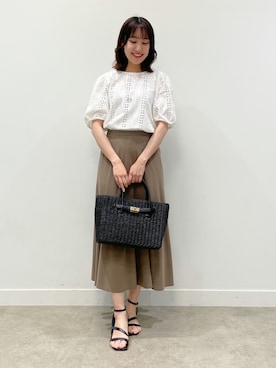 「Reflect（リフレクト）のアイテム（アクセサリー）」を使った、yukariさん（レディース・157cm）の夏コーディネート
