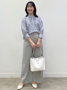 「Reflect（リフレクト）のアイテム（シューズ）」を使った、yukariさん（レディース・157cm）の春コーディネート