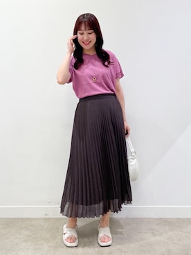 「Reflect（リフレクト）のアイテム（アクセサリー）」を使った、yukariさん（レディース・157cm）の夏コーディネート
