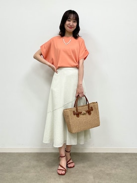 「Reflect（リフレクト）のアイテム（アクセサリー）」を使った、yukariさん（レディース・157cm）の夏コーディネート