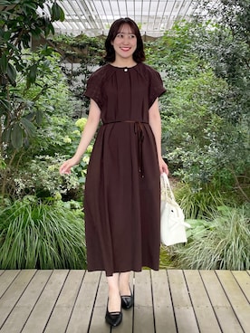 「アイテム（トートバッグ）」を使った、yukariさん（レディース・157cm）の夏コーディネート