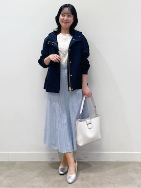 「Reflect（リフレクト）のアイテム（シューズ）」を使った、yukariさん（レディース・157cm）の春コーディネート