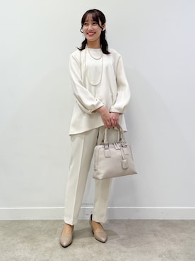 「Reflect（リフレクト）のアイテム（アクセサリー）」を使った、yukariさん（レディース・157cm）の秋コーディネート