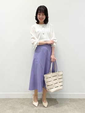 「Reflect（リフレクト）のアイテム（アクセサリー）」を使った、yukariさん（レディース・157cm）の春コーディネート