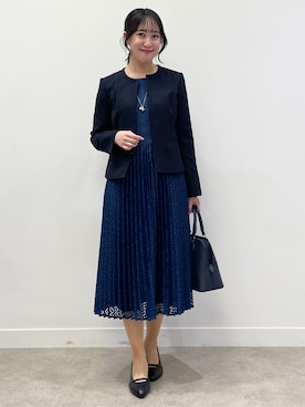 「Reflect（リフレクト）のアイテム（ワンピース/ドレス）」を使った、yukariさん（レディース・157cm）の冬コーディネート