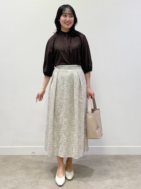 「Reflect（リフレクト）のアイテム（シューズ）」を使った、yukariさん（レディース・157cm）の春コーディネート