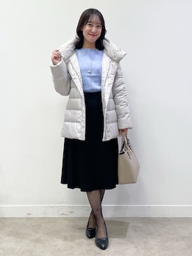 「Reflect（リフレクト）のアイテム（ダウンジャケット/コート）」を使った、yukariさん（レディース・157cm）の冬コーディネート