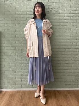 「Reflect（リフレクト）のアイテム（アクセサリー）」を使った、yukariさん（レディース・157cm）の冬コーディネート