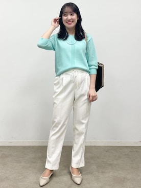 「Reflect（リフレクト）のアイテム（トップス）」を使った、yukariさん（レディース・157cm）の春コーディネート