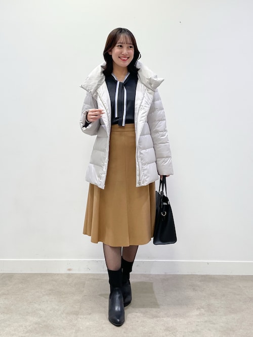 セール】【足元すっきり見え／ファスナー開き】リブ編みニットブーツ