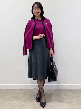 「Reflect（リフレクト）のアイテム（ダウンジャケット/コート）」を使った、yukariさん（レディース・157cm）の冬コーディネート