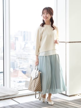 「Reflect（リフレクト）のアイテム（アクセサリー）」を使った、yukariさん（レディース・157cm）の冬コーディネート