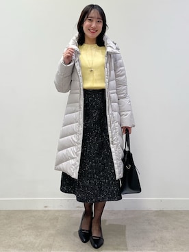 「Reflect（リフレクト）のアイテム（ダウンジャケット/コート）」を使った、yukariさん（レディース・157cm）の冬コーディネート