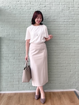 「Reflect（リフレクト）のアイテム（アクセサリー）」を使った、yukariさん（レディース・157cm）の夏コーディネート