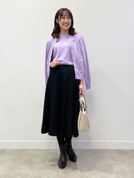 「Reflect（リフレクト）のアイテム（アンサンブル）」を使った、yukariさん（レディース・157cm）の秋コーディネート