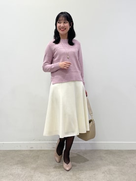 「Reflect（リフレクト）のアイテム（アクセサリー）」を使った、yukariさん（レディース・157cm）の秋コーディネート
