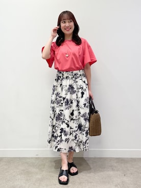 「Reflect（リフレクト）のアイテム（アクセサリー）」を使った、yukariさん（レディース・157cm）の春コーディネート
