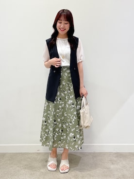 「Reflect（リフレクト）のアイテム（アクセサリー）」を使った、yukariさん（レディース・157cm）の夏コーディネート