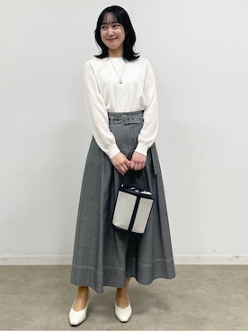 「Reflect（リフレクト）のアイテム（シューズ）」を使った、yukariさん（レディース・157cm）の冬コーディネート