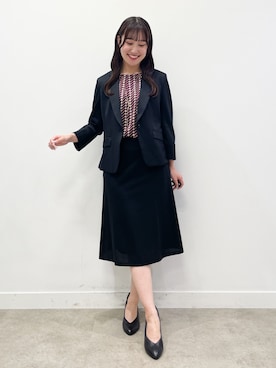 「Reflect（リフレクト）のアイテム（ジャケット/アウター）」を使った、yukariさん（レディース・157cm）の夏コーディネート