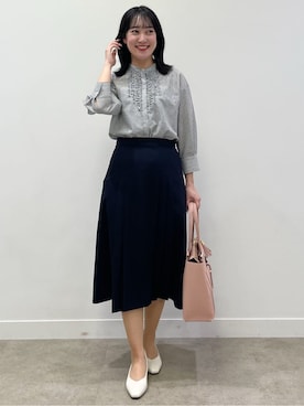 「Reflect（リフレクト）のアイテム（シューズ）」を使った、yukariさん（レディース・157cm）の春コーディネート