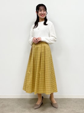「Reflect（リフレクト）のアイテム（アクセサリー）」を使った、yukariさん（レディース・157cm）の冬コーディネート