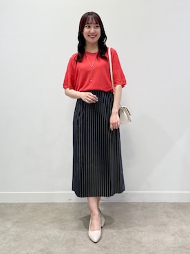 「Reflect（リフレクト）のアイテム（アクセサリー）」を使った、yukariさん（レディース・157cm）の夏コーディネート