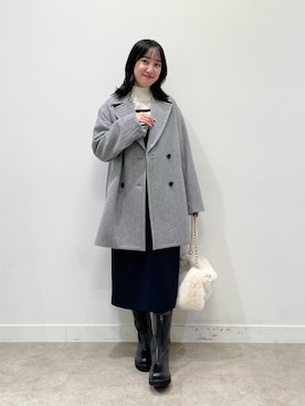 「Reflect（リフレクト）のアイテム（ジャケット/アウター）」を使った、yukariさん（レディース・157cm）の冬コーディネート