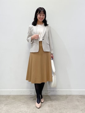 「Reflect（リフレクト）のアイテム（ジャケット/アウター）」を使った、yukariさん（レディース・157cm）の秋コーディネート