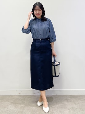 「Reflect（リフレクト）のアイテム（シューズ）」を使った、yukariさん（レディース・157cm）の春コーディネート