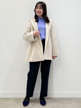 「Reflect（リフレクト）のアイテム（その他アウター）」を使った、yukariさん（レディース・157cm）の冬コーディネート