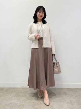 「Reflect（リフレクト）のアイテム（アクセサリー）」を使った、yukariさん（レディース・157cm）の秋コーディネート