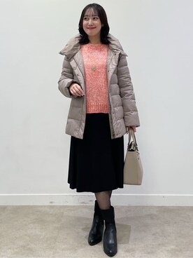 「Reflect（リフレクト）のアイテム（アクセサリー）」を使った、yukariさん（レディース・157cm）の冬コーディネート