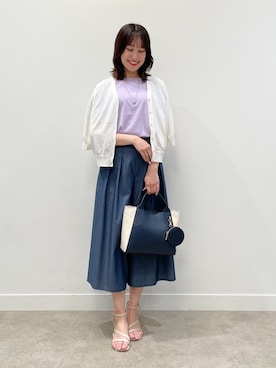 「Reflect（リフレクト）のアイテム（アクセサリー）」を使った、yukariさん（レディース・157cm）の夏コーディネート