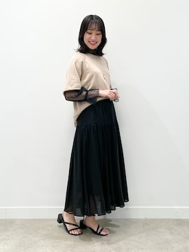 「Reflect（リフレクト）のアイテム（アクセサリー）」を使った、yukariさん（レディース・157cm）の春コーディネート