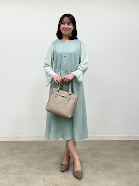 「ミントグリーン」｜yukariさん（レディース・157cm）の秋コーディネート