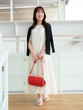 「Reflect（リフレクト）のアイテム（ワンピース/ドレス）」を使った、yukariさん（レディース・157cm）の春コーディネート