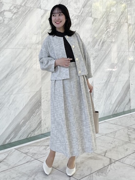 「Reflect（リフレクト）のアイテム（シューズ）」を使った、yukariさん（レディース・157cm）の春コーディネート