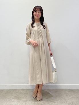 「Reflect（リフレクト）のアイテム（ワンピース/ドレス）」を使った、yukariさん（レディース・157cm）の夏コーディネート