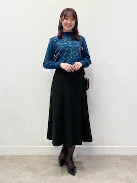 「Reflect（リフレクト）のアイテム（アクセサリー）」を使った、yukariさん（レディース・157cm）の冬コーディネート
