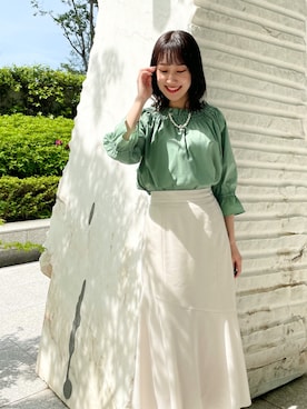 「Reflect（リフレクト）のアイテム（アクセサリー）」を使った、yukariさん（レディース・157cm）の夏コーディネート