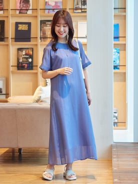 「Reflect（リフレクト）のアイテム（ワンピース/ドレス）」を使った、yukariさん（レディース・157cm）の夏コーディネート