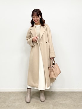 「Reflect（リフレクト）のアイテム（アクセサリー）」を使った、yukariさん（レディース・157cm）の秋コーディネート