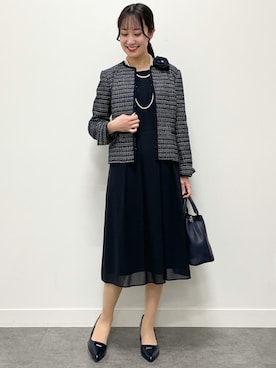 「Reflect（リフレクト）のアイテム（アクセサリー）」を使った、yukariさん（レディース・157cm）の冬コーディネート