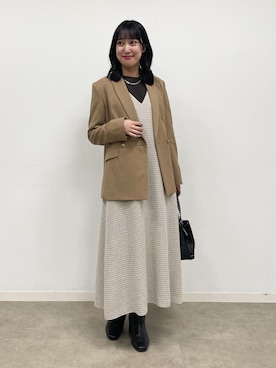 「Reflect（リフレクト）のアイテム（ジャケット/アウター）」を使った、yukariさん（レディース・157cm）の秋コーディネート