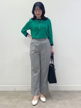 「Reflect（リフレクト）のアイテム」を使った、yukariさん（レディース・157cm）の春コーディネート