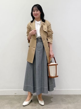 「Reflect（リフレクト）のアイテム」を使った、yukariさん（レディース・157cm）の春コーディネート