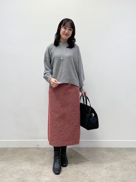 「Reflect（リフレクト）のアイテム（アクセサリー）」を使った、yukariさん（レディース・157cm）の秋コーディネート